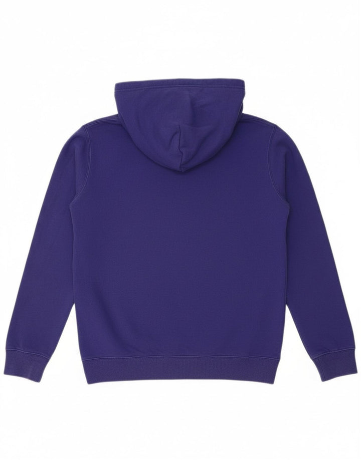 CHAMPION Suéter com capuz gráfico masculino pequeno roxo