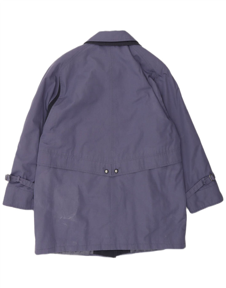 Vintage Womens Oversized Overcoat UK 14 Large Blue