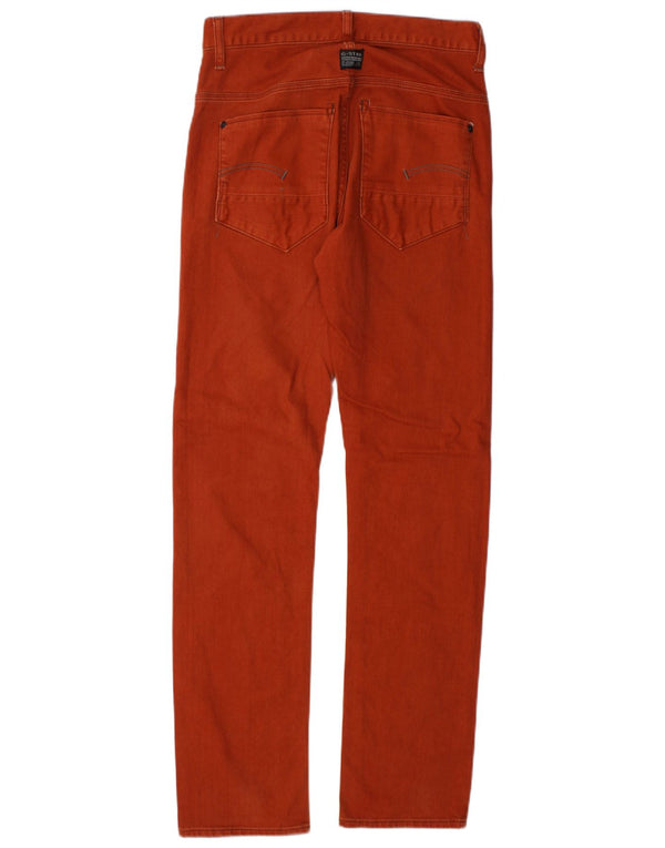 G-Star Mens New Radar Slim Jeans W28 L32 Orange Cotton