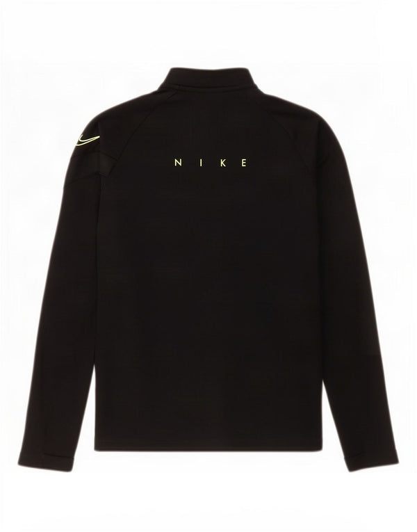 Nike Boys Dri Fit Graphic Pulover Trenirka Top 10-11 Years Medium Black