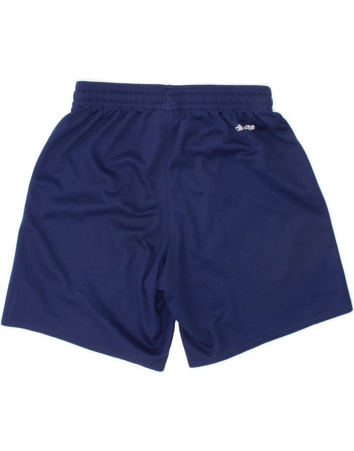 ADIDAS Boys Climalite Sport Shorts 7-8 Years Navy Blue Polyester Vintage Adidas and Second-Hand Adidas from Messina Hembry 