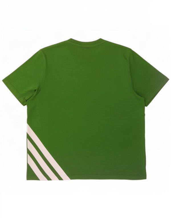 Adidas Herre grafisk T-shirt Top 2XL Grøn Bomuld