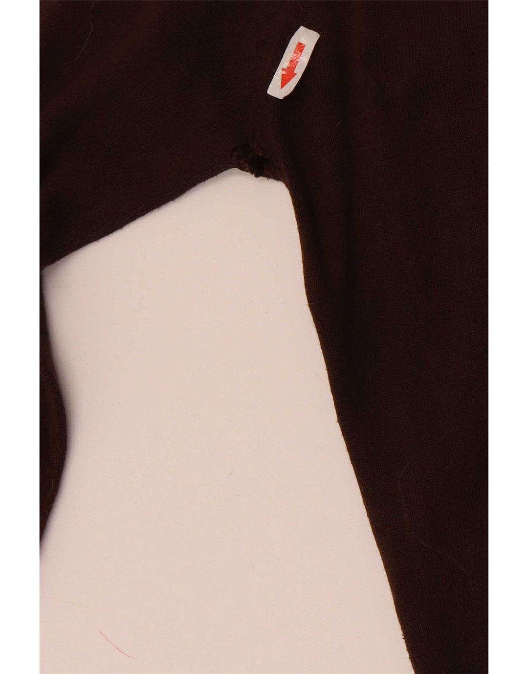Zara Womens Cardigan Sweater UK 12 Medium Brown Cotton