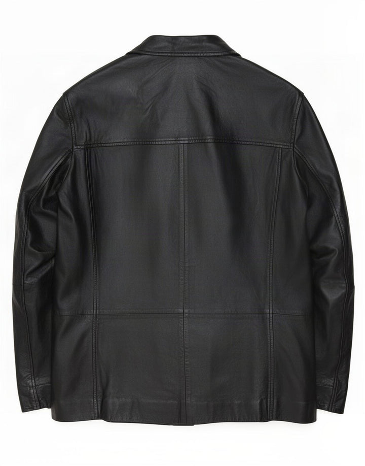Giacca in pelle da uomo Gipsy UK 40 grande nera