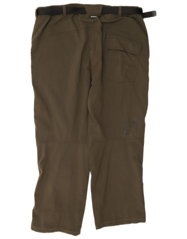 Rohan Pantalones Cargo Regulares Para Hombre Grande W35 L27 Poliamida Caqui