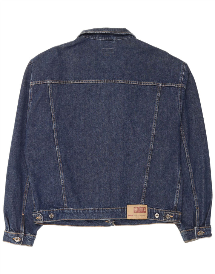 Giacca di jeans da uomo Mustang UK 42 XL Cotone blu navy