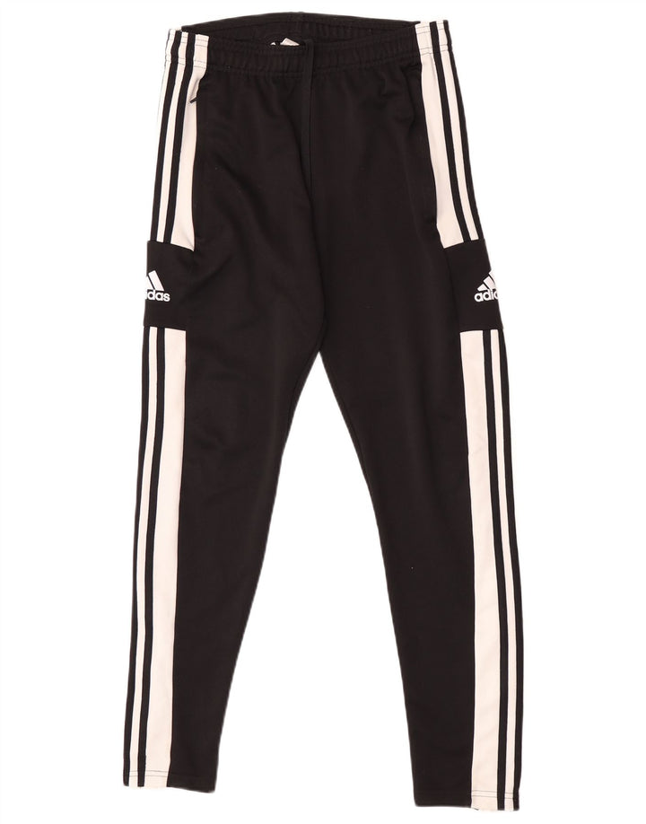 Adidas Mens Aeroready Tracksuit Trousers Small Black Polyester