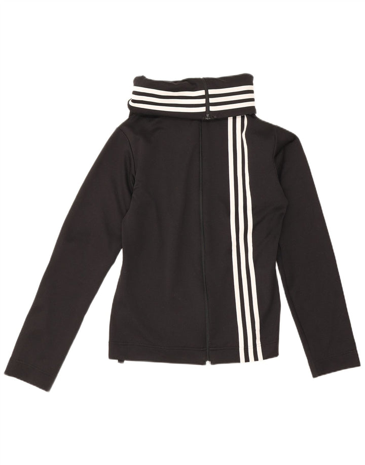 Giacca da tuta da donna Adidas UK 14 Medium Nero Poliestere