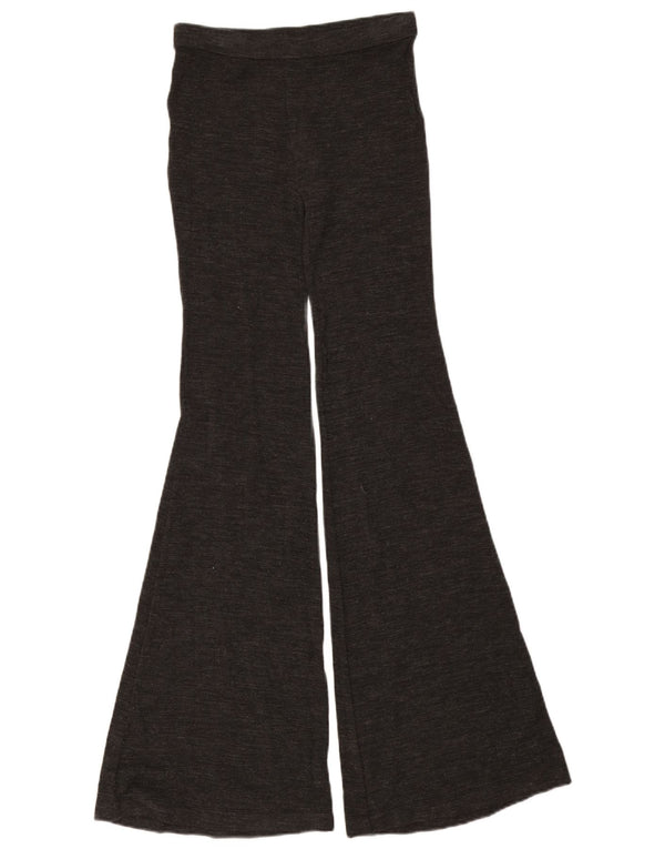 Roccobarocco Dame Flare Leggings UK 4 XS Grå Flecked