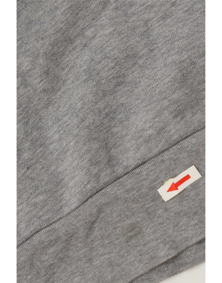 Levi's Mens Graphic Hoodie Jumper Large Grey Cotton