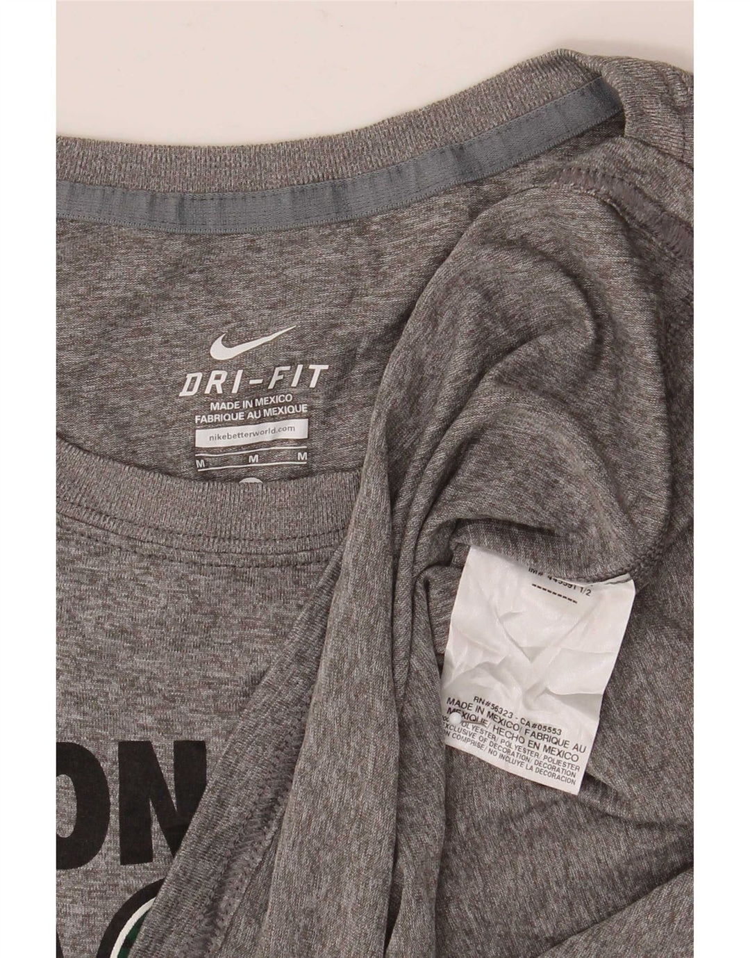 Nike Mens Zionsville Eagles Graphic Top Long Sleeve Medium Grey Flecked