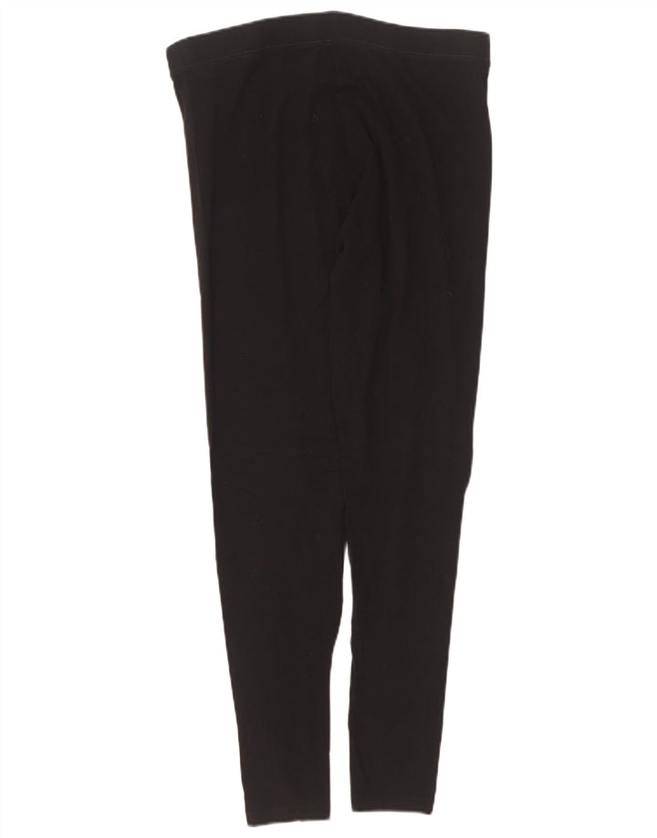 Legginsy damskie Marks & Spencer UK 12, średnie, czarne, bawełniane