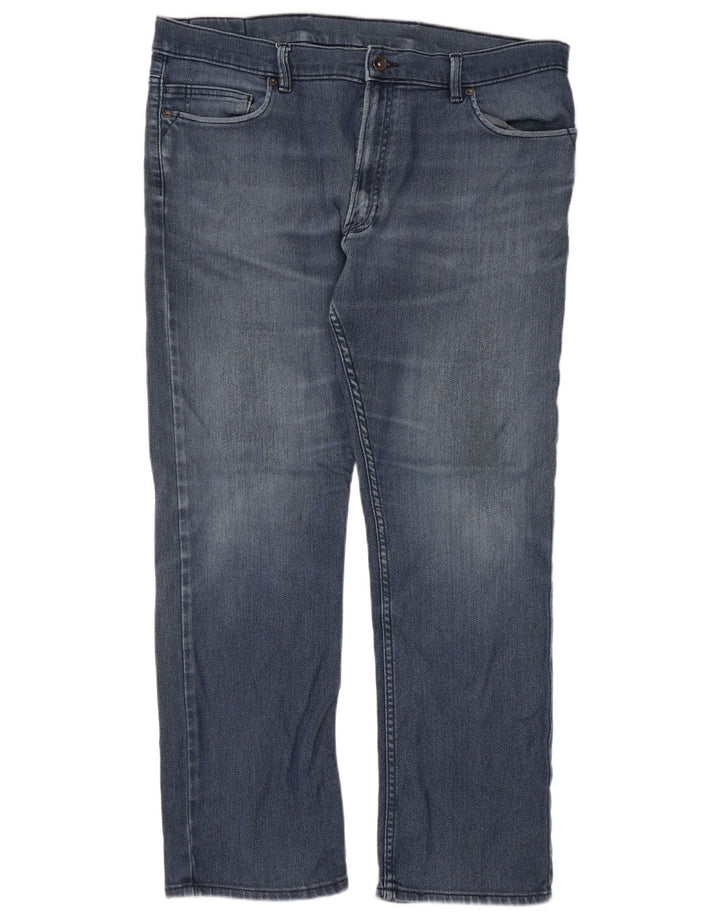 Marks & Spencer lige jeans til kvinder W38 L31 blå bomuld