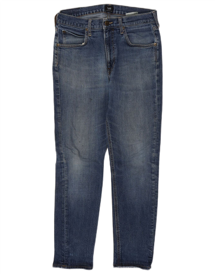 LEE Mens Austin Slim Jeans W30 L30 Blue Cotton