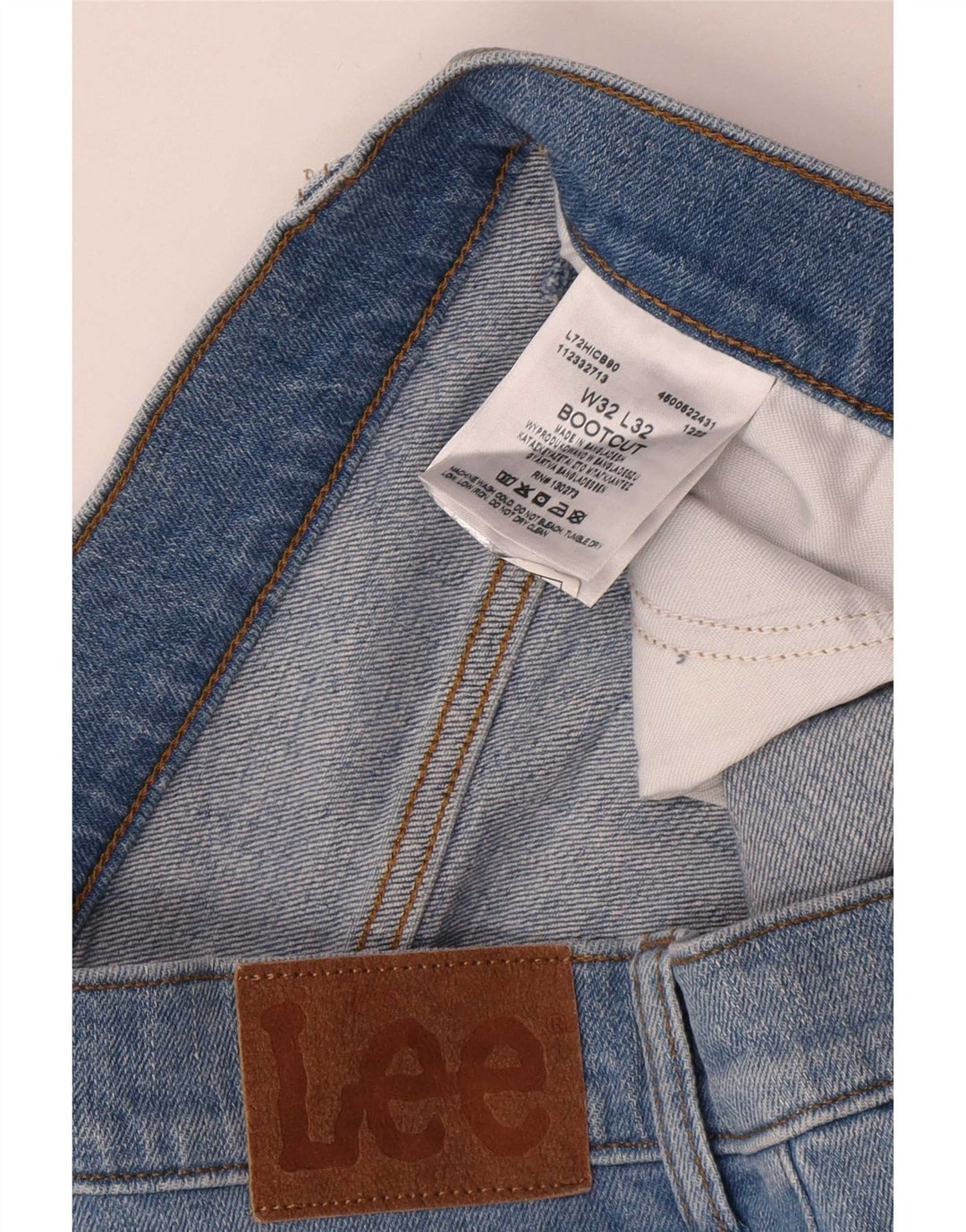 Męskie dżinsy Bootcut Lee W32 L32 Niebieskie, bawełniane