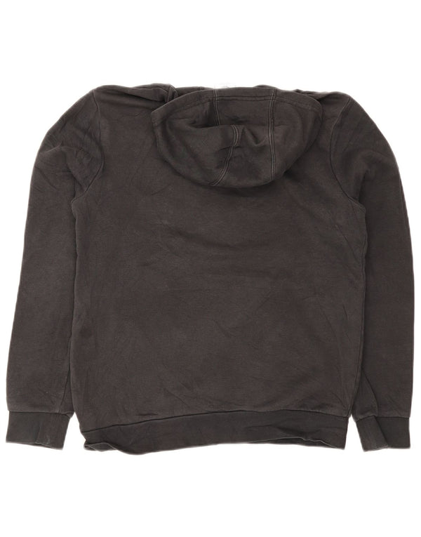 Felpa con cappuccio da donna Adidas UK 10 piccola nera