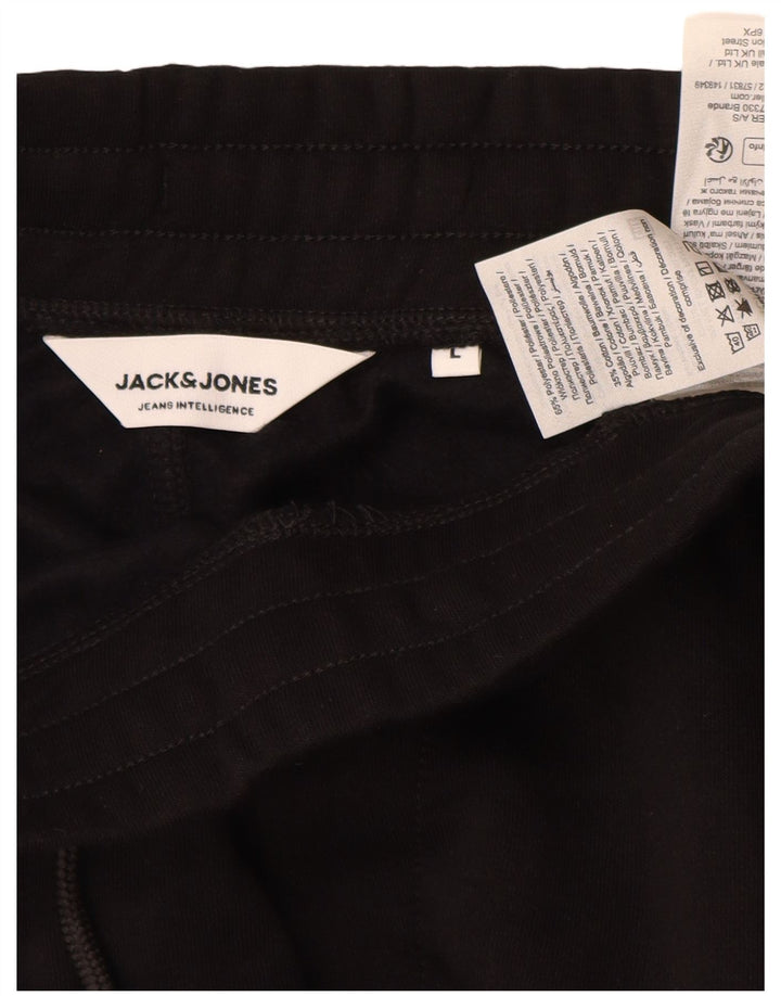 Jack & Jones Pantaloni da tuta da uomo Joggers Large Poliestere nero