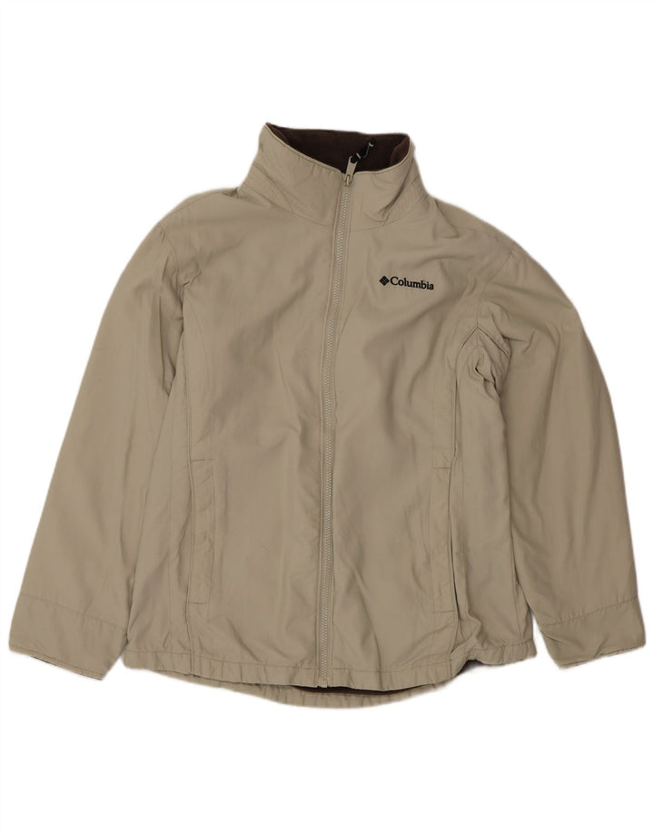 Giacca a vento oversize da donna Columbia UK 10 Small Beige Nylon