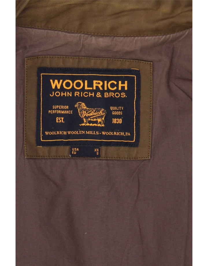 Jaqueta militar masculina Woolrich UK 36 pequena cáqui