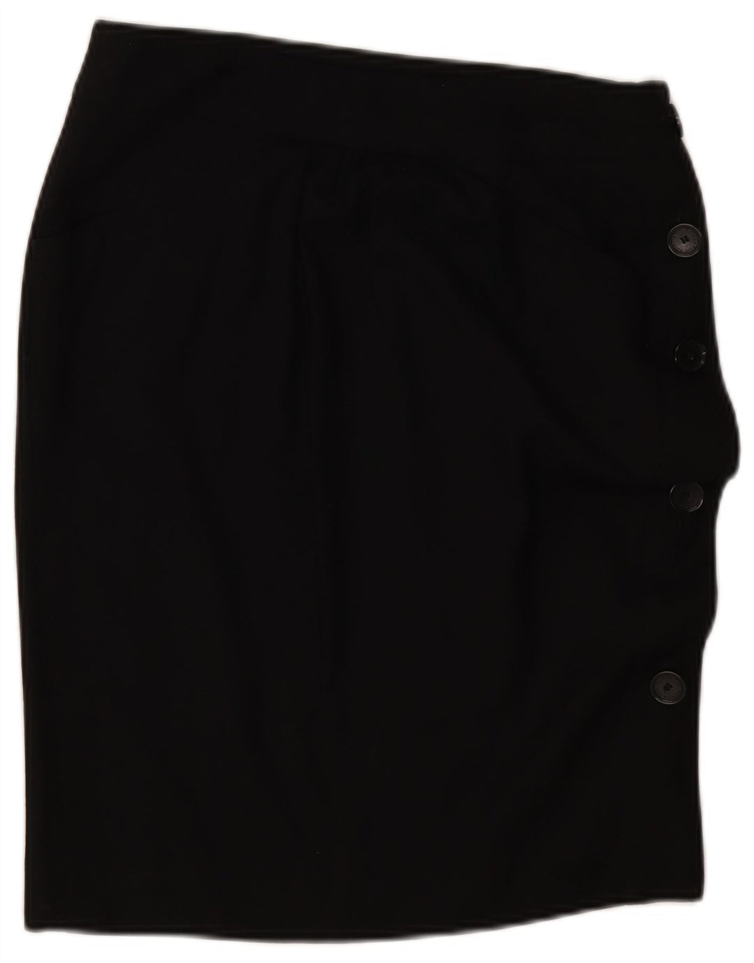 Patrizia Pepe Womens Pencil Skirt IT 42 Medium W30 Black Virgin Wool
