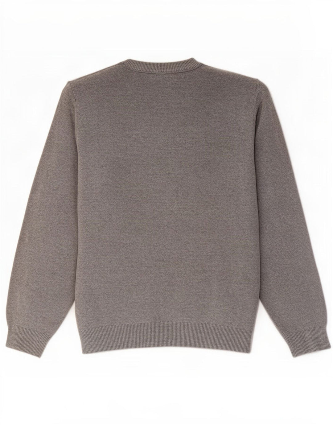 Marks & Spencer Maglione da uomo con scollo a barca grande in cotone grigio