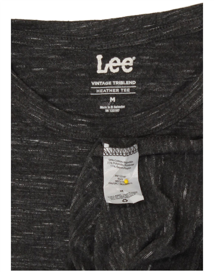Maglietta da uomo Lee Top in cotone mélange grigio medio