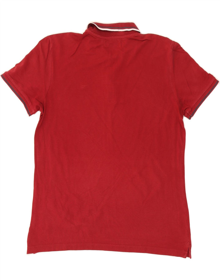 DIADORA Mens Polo Shirt Large Red Vintage Diadora and Second-Hand Diadora from Messina Hembry 