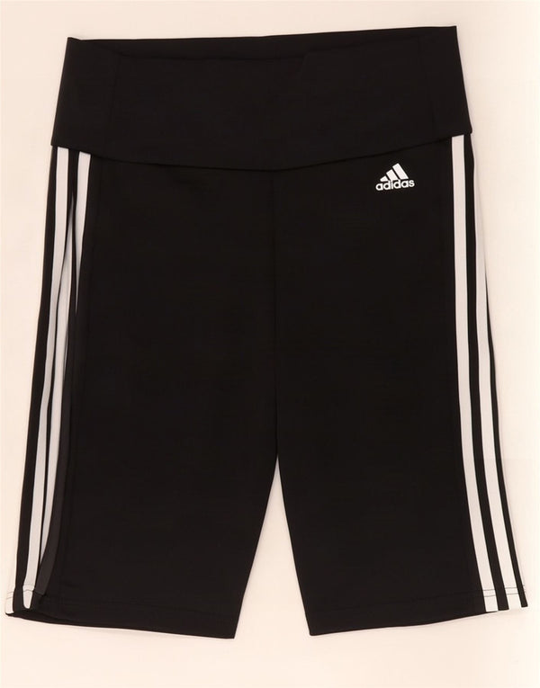 Adidas Damen Aeroready Sport Shorts UK 12/14 Medium Schwarz Polyester