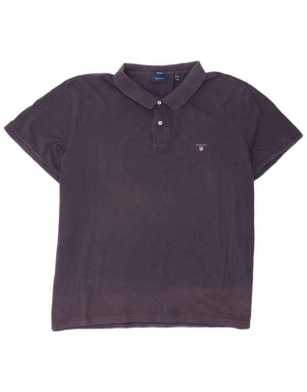 Polo Gant da uomo vestibilità regolare 5XL blu navy