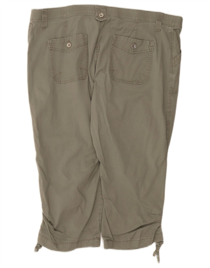 Pantaloni Capri da donna Lee W40 L19 cotone grigio