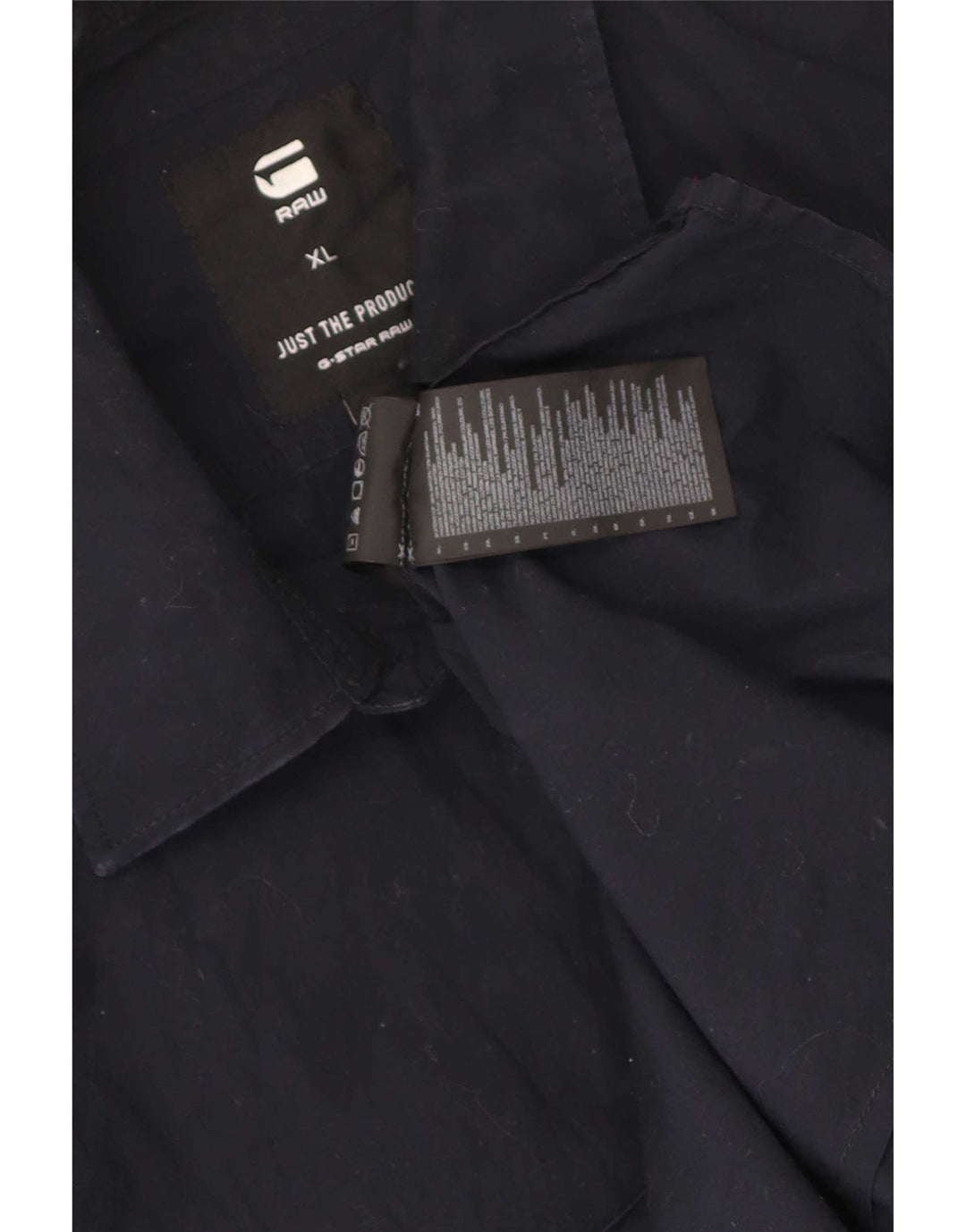 G-Star Mens Shirt XL Navy Blue Cotton