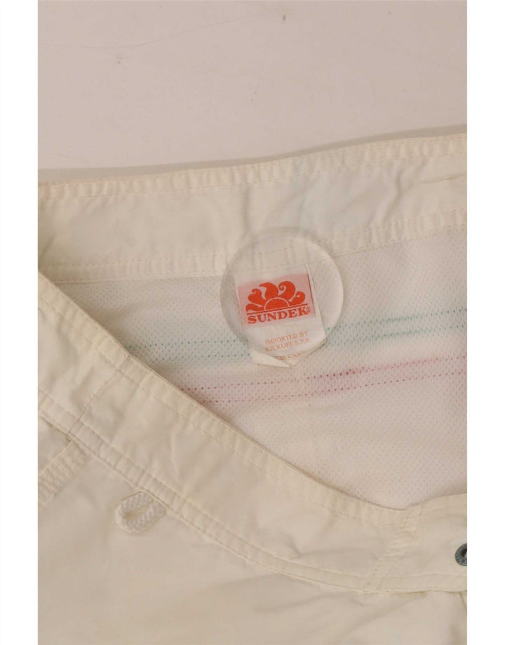 Sundek Herre badeshorts Medium Hvid Nylon