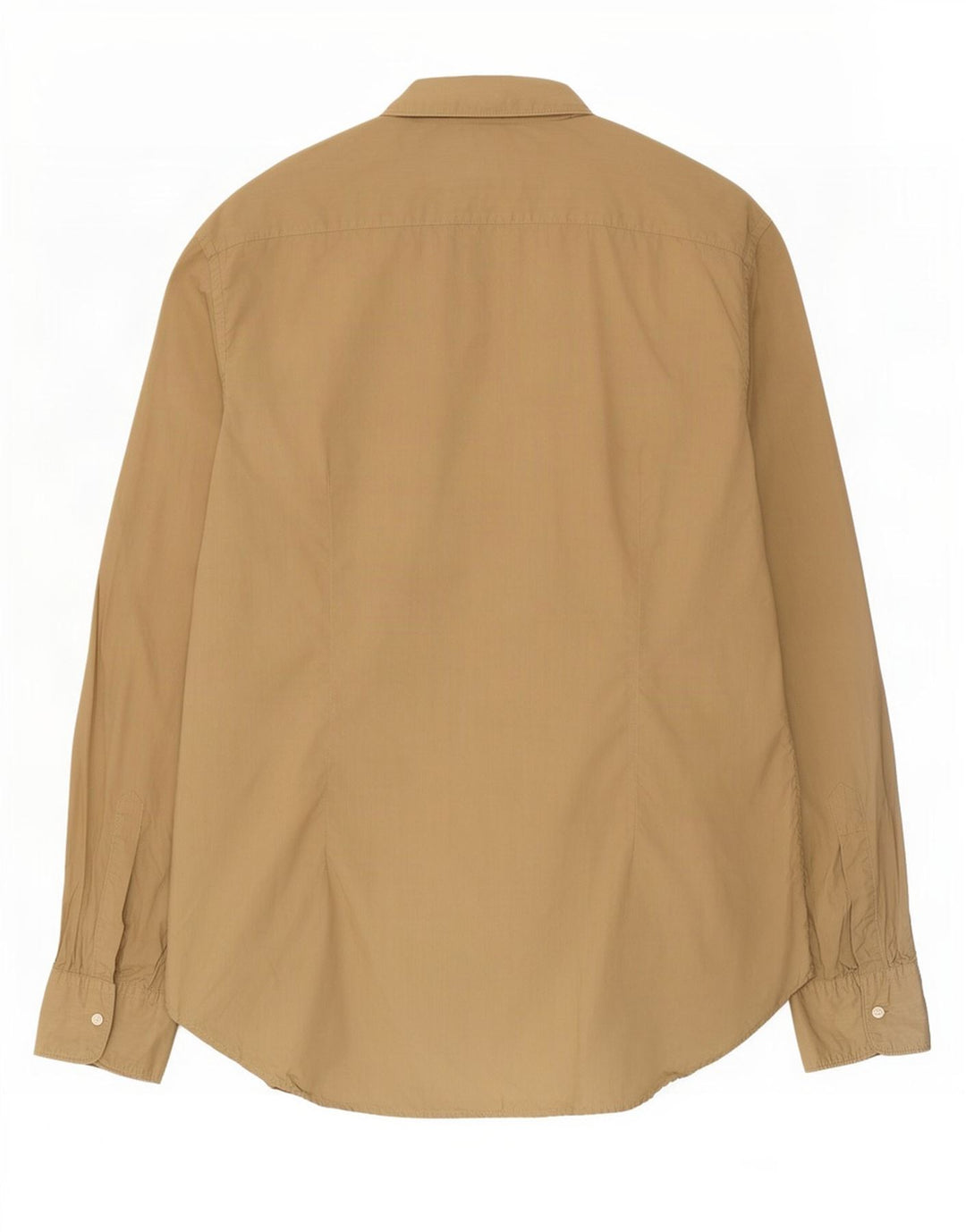 Aspesi Mens Shirt Size 41 16 Large Khaki Cotton