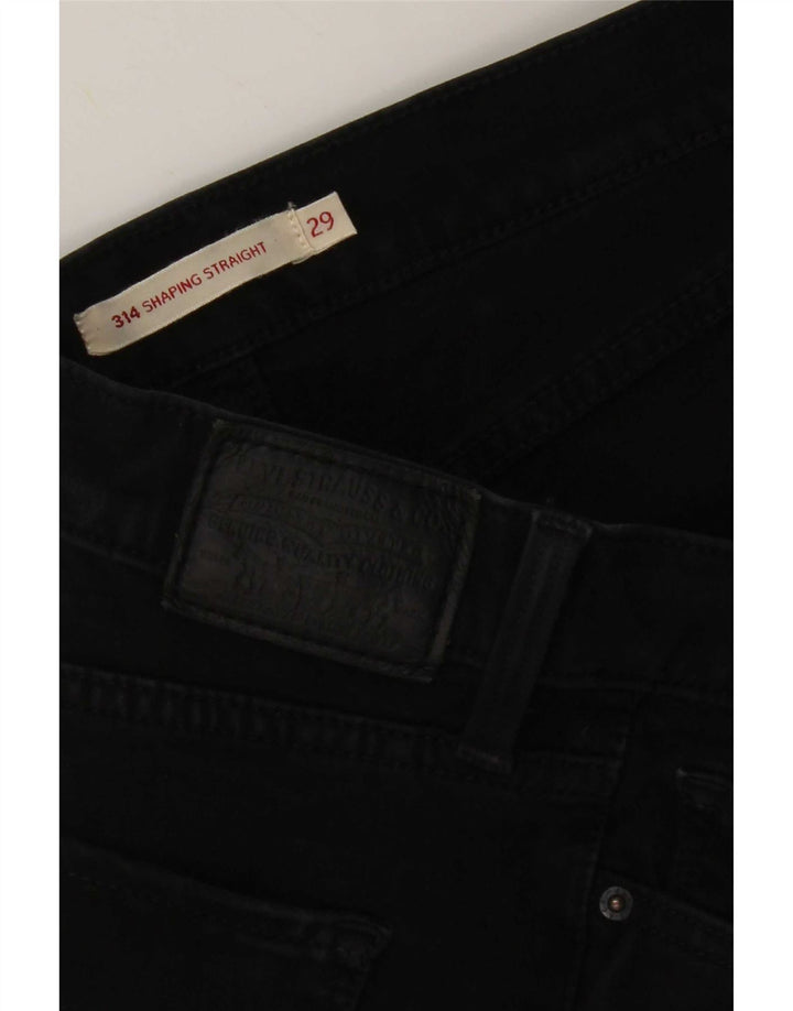 Jeans dritti modellanti da donna Levi's 314 W29 L28 neri