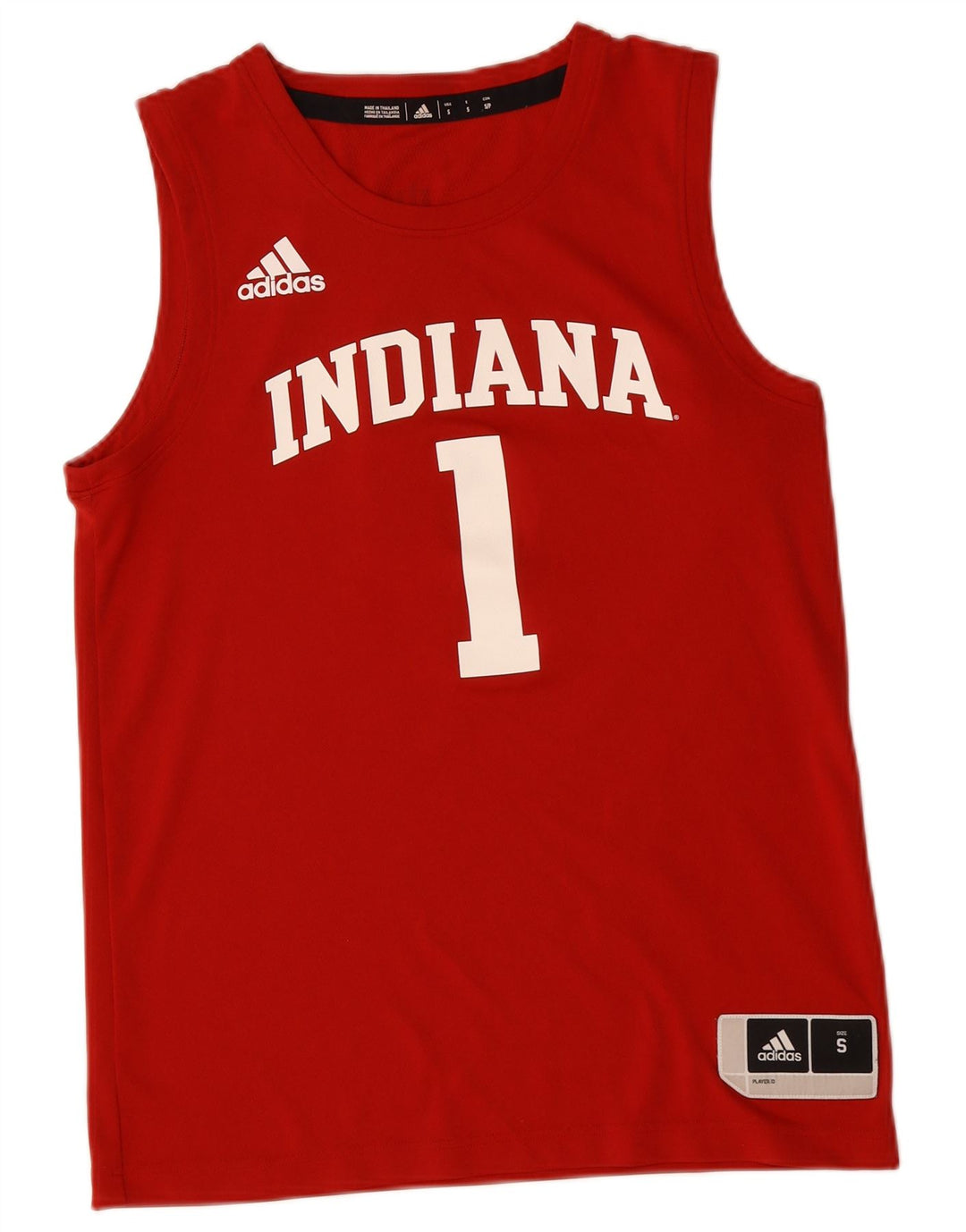 Męska kamizelka z grafiką ADIDAS Indiana, mała, czerwona, poliester
