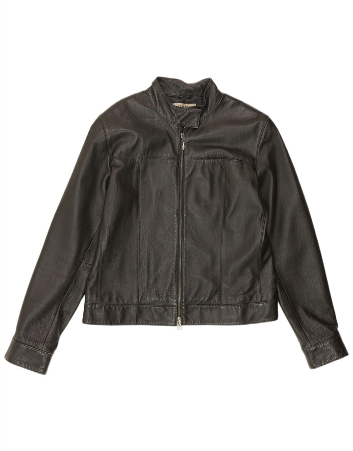 Giacca in pelle da donna HELLINE UK 14 Pelle verde medio