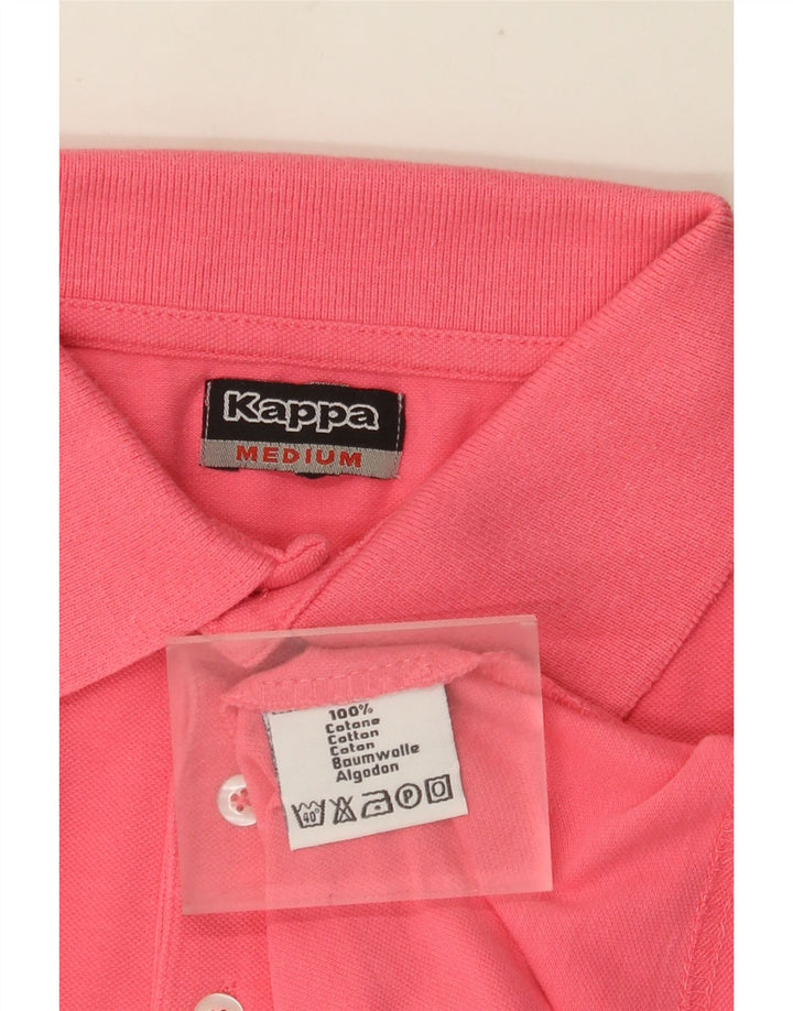 KAPPA Mens Polo Shirt Medium Pink Cotton