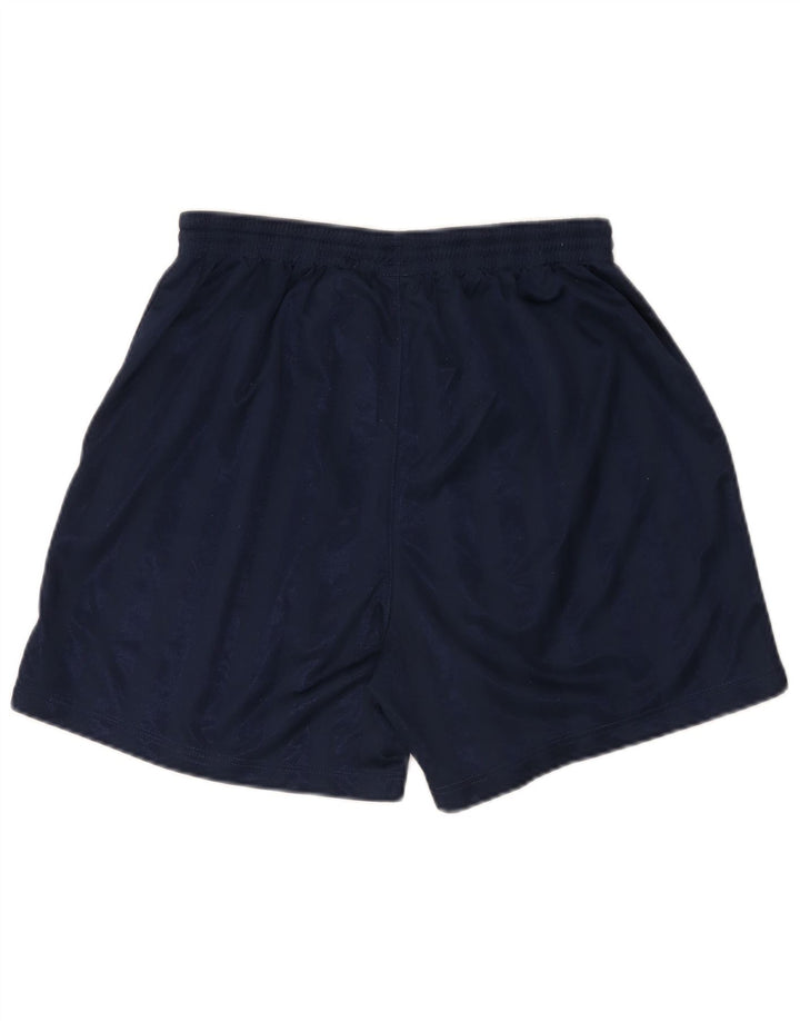 Nike Mens Sport Shorts Large Navy Blue Striped Polyester
