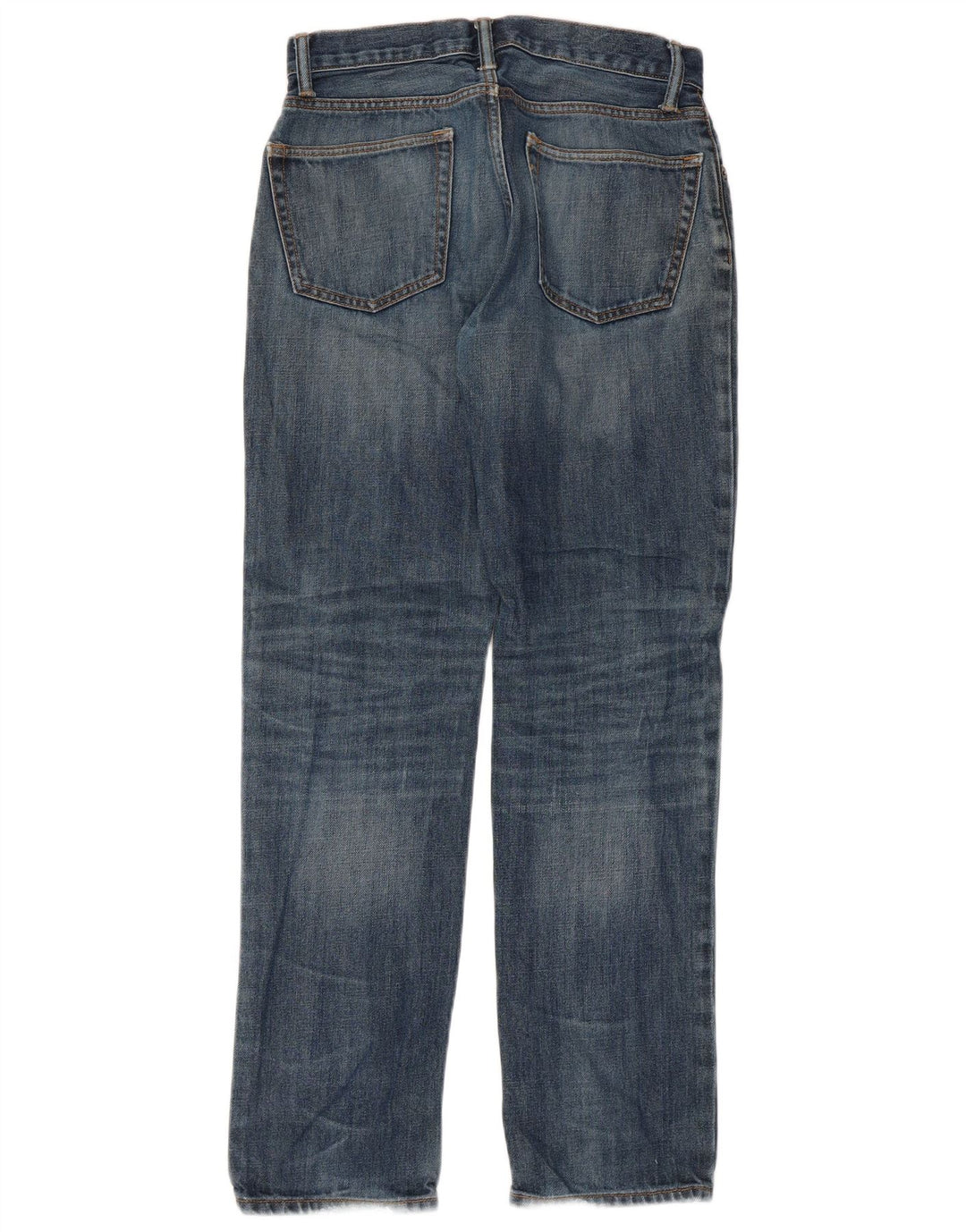 Gap Dame Distressed Straight Jeans W28 L32 Blå Bomuld