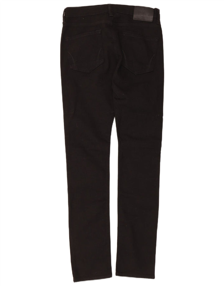 All Saints Mens Cigarette Slim Jeans W30 L31 Black Cotton