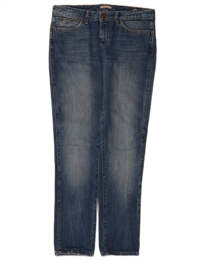 Wrangler Womens Molly Slim Jeans W28 L32 Blue Cotton