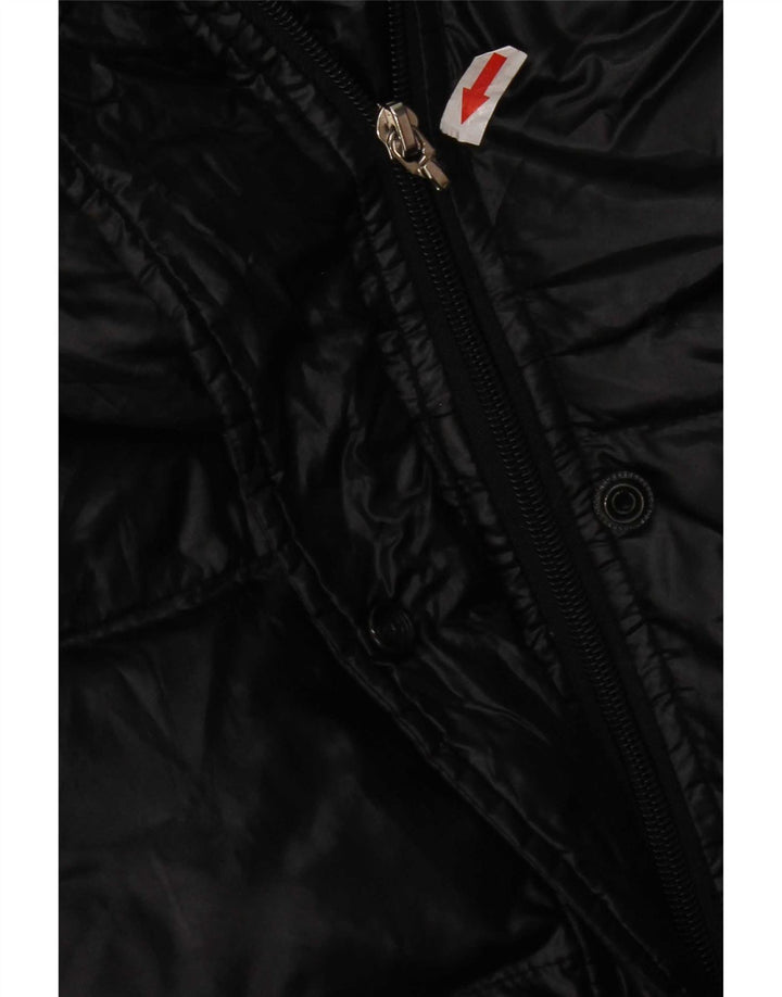 Cappotto imbottito da donna Asics UK 14 nylon nero medio