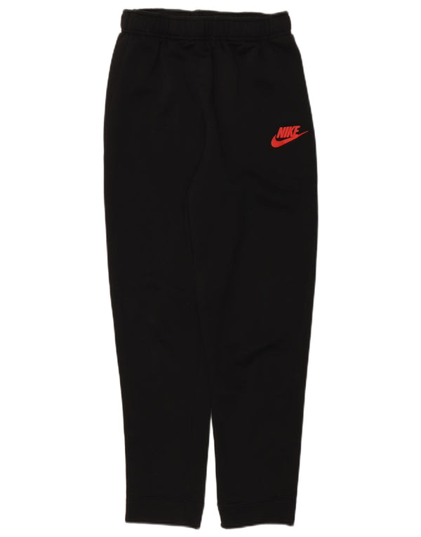 Nike Boys Tracksuit Trousers 13-14 Years XL Black Polyester