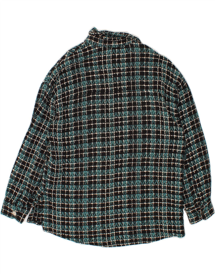 COAST Womens Overshirt Shirt UK 14 Medium Multicoloured Check Cotton Vintage Coast and Second-Hand Coast from Messina Hembry 