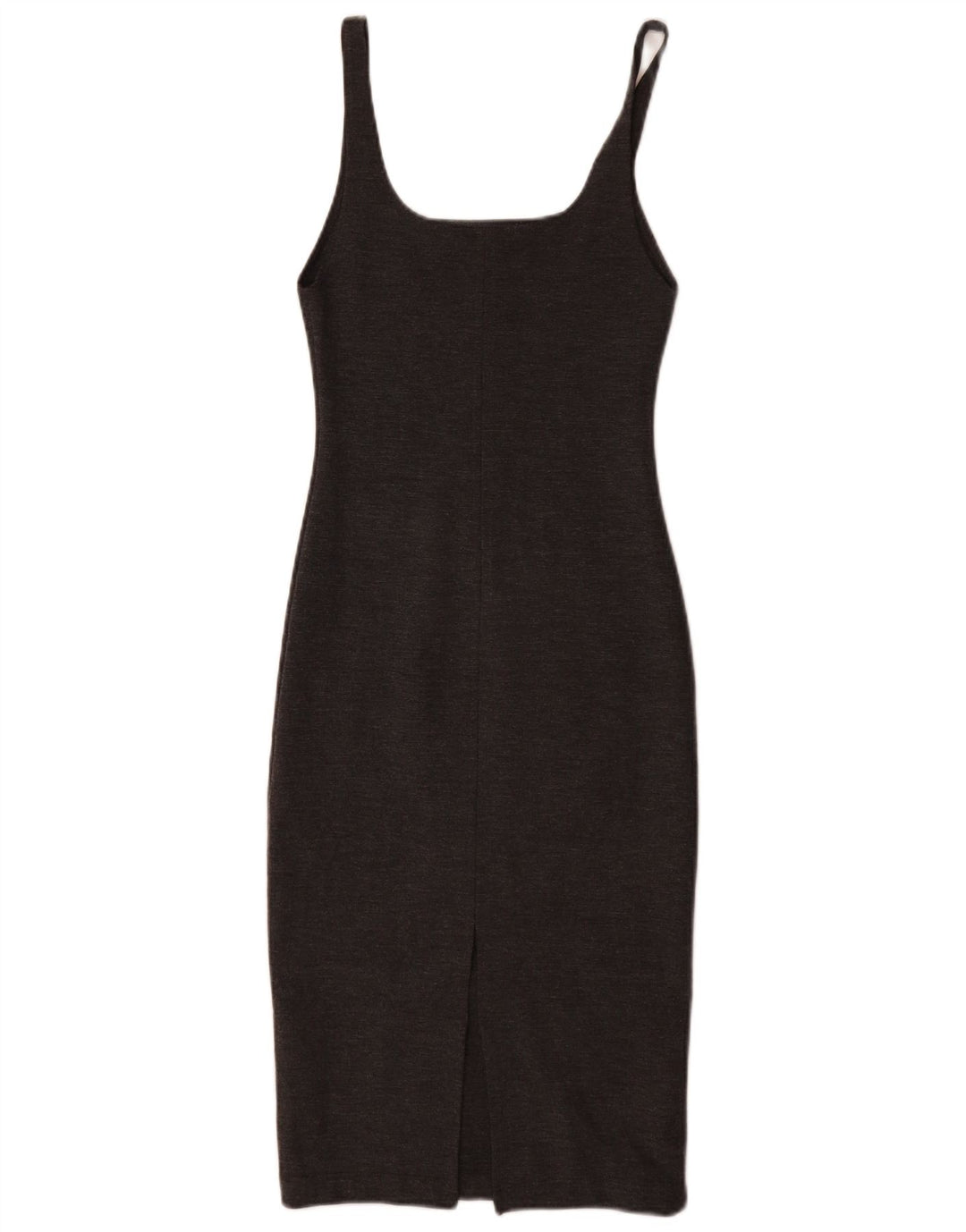 Zara Womens Sleeveless Bodycon Dress UK 8 Small Grey Polyester