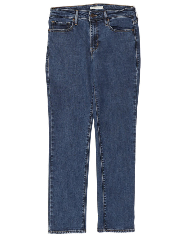 Levi's Damen 712 Slim Jeans W29 L30 Blaues Lyocell