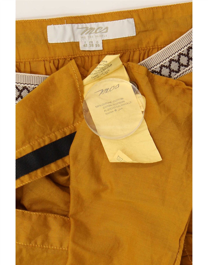 Marlboro Classics Dame Crop Cami Top EU 38 Medium Gul Geometrisk Bomuld
