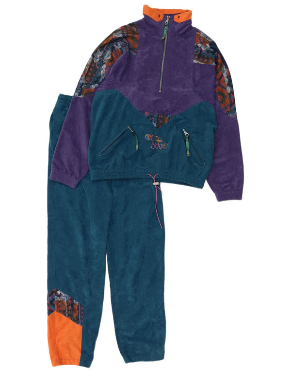 Great Escapes Herre Loose Fit Fuld træningsdragt IT 44 XS Blue Colourblock
