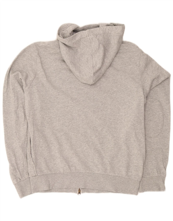 Sun68 Herren-Kapuzenpullover mit Reißverschluss, XL, graue Baumwolle