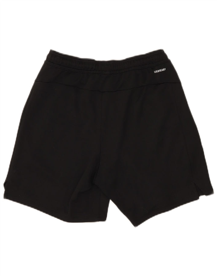 Adidas Mens Aeroready Regular Fit Sport Shorts Small Black Polyester